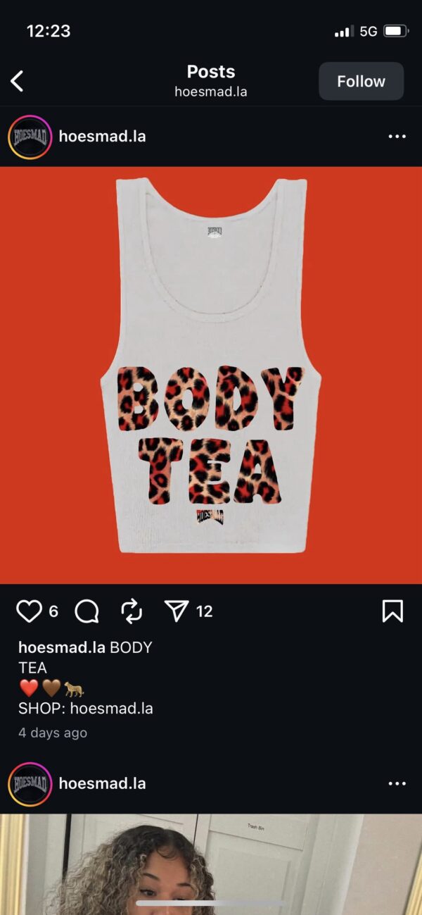 Body tea tank